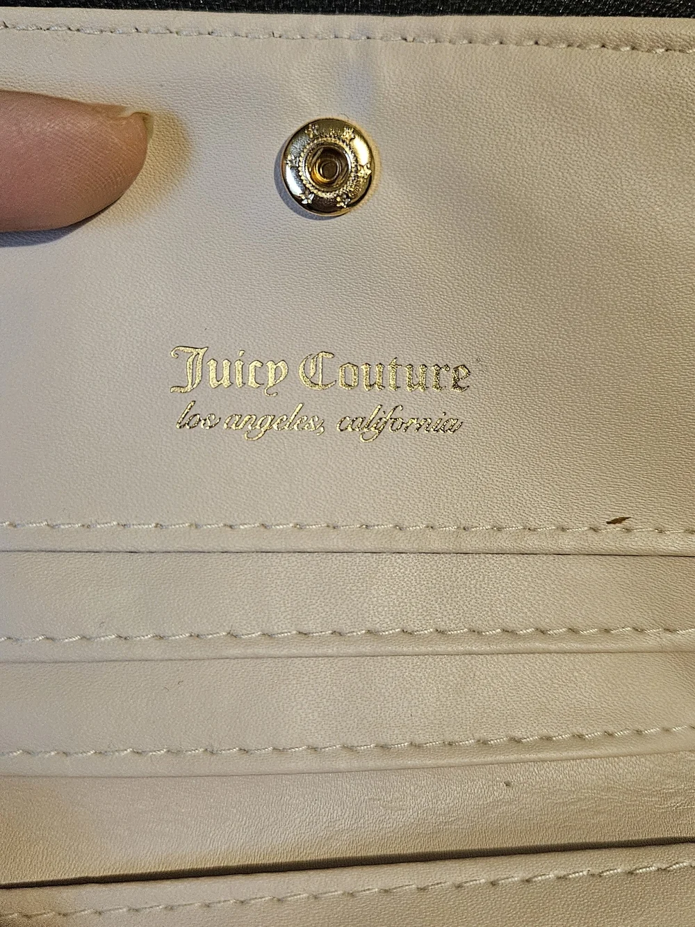 Juicy Couture Black & Pink Cherry Zip Wallet with Charm - Picture 5 of 8